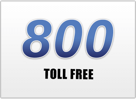 800 toll free