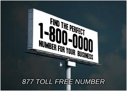 877 Numbers are Toll Free Numbers