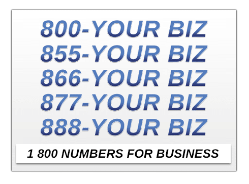 1-800 numbers for business
