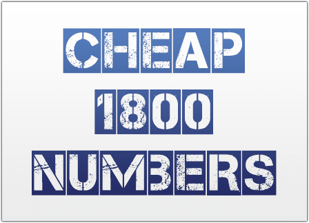 Cheap 1800 Numbers