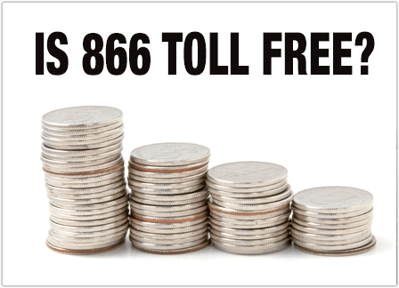 Are 866 numbers toll free?